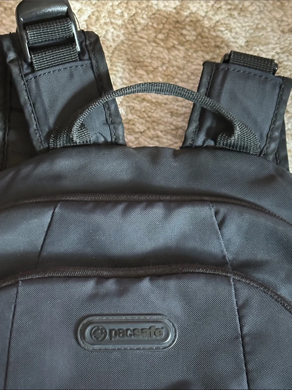 Pacsafe Black Men's Secure Everyday Backpack